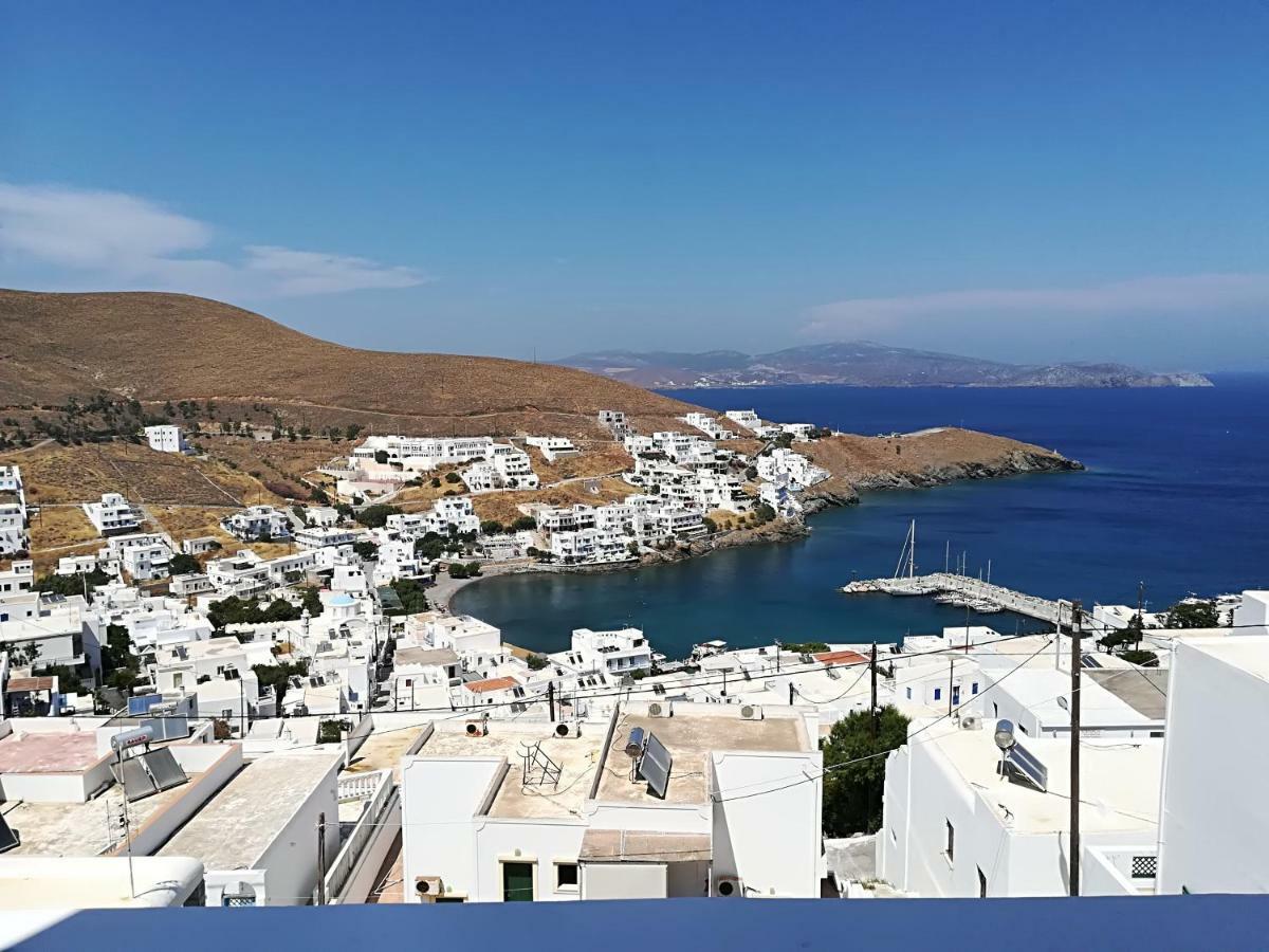 Θέαστρον - Theastron House With Great View In Chora Leilighet Pera Gyalos Eksteriør bilde